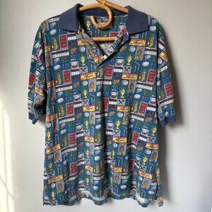 Vintage Golf Polo Short Sleeve Men's Large